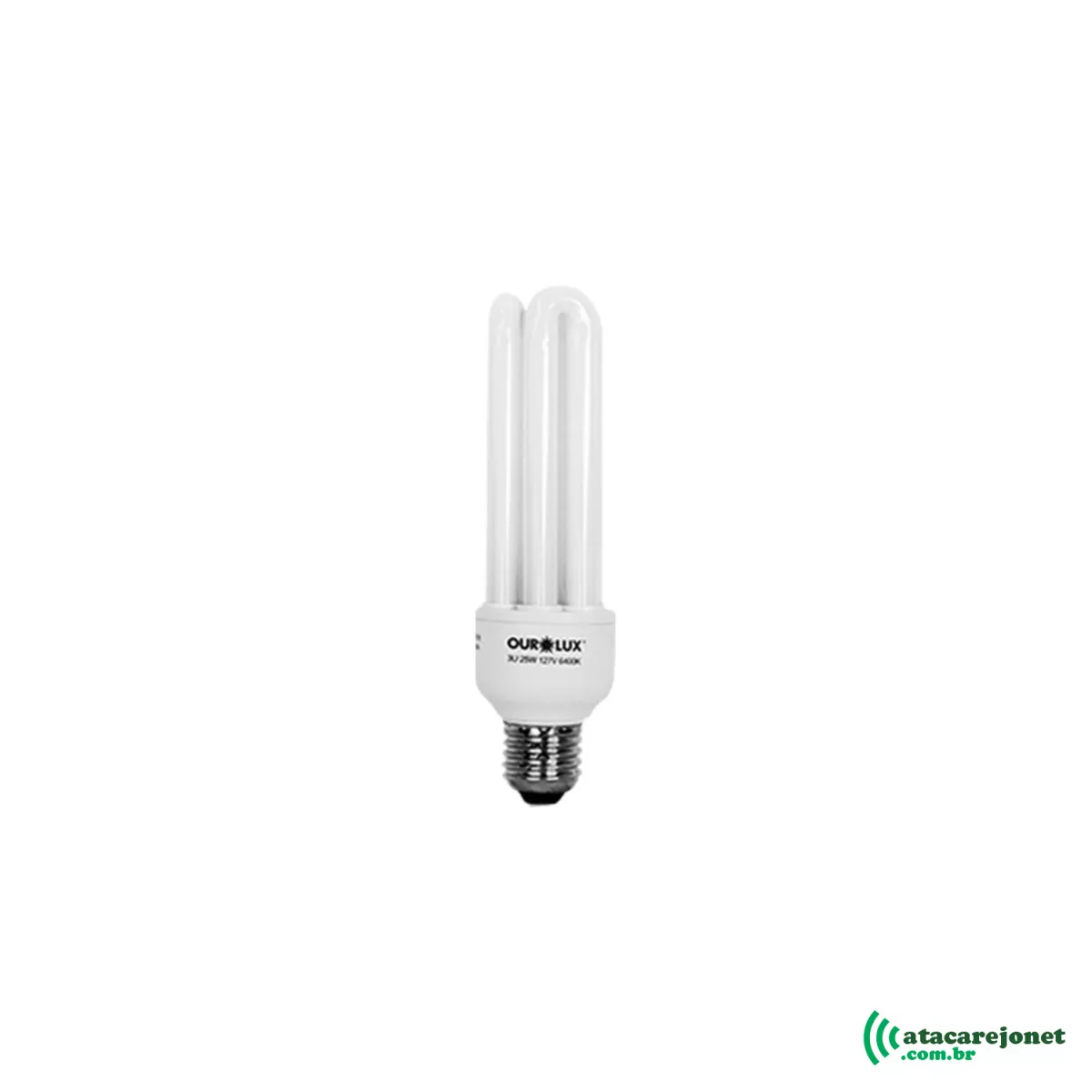 Lâmpada Eletrônica Simples Luz Branca 220V x 9W - Ourolux