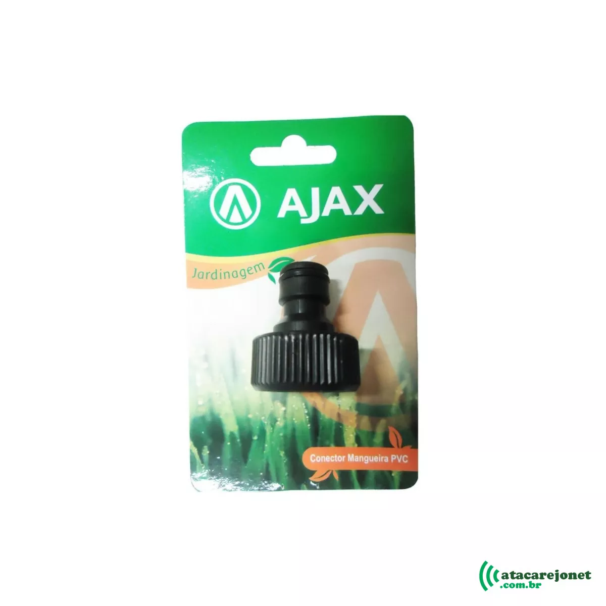 Conector Engate Rápido para Mangueira Plástico Preto 3/4\" - Ajax