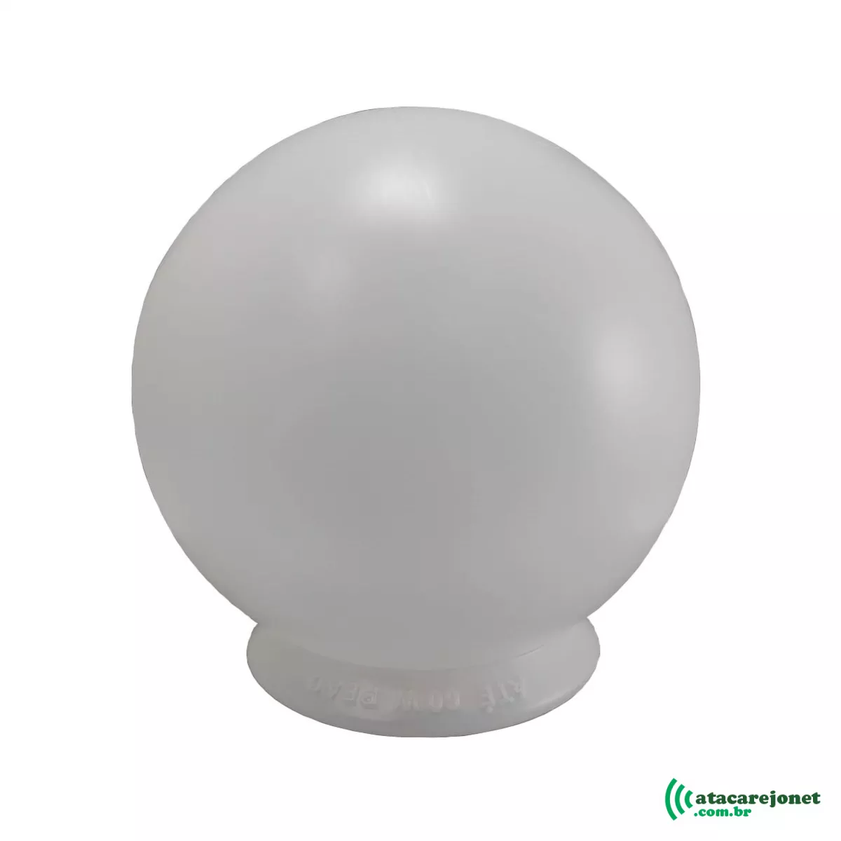 Luminária Plástico Branca Tipo Globo Bolão - Luconi