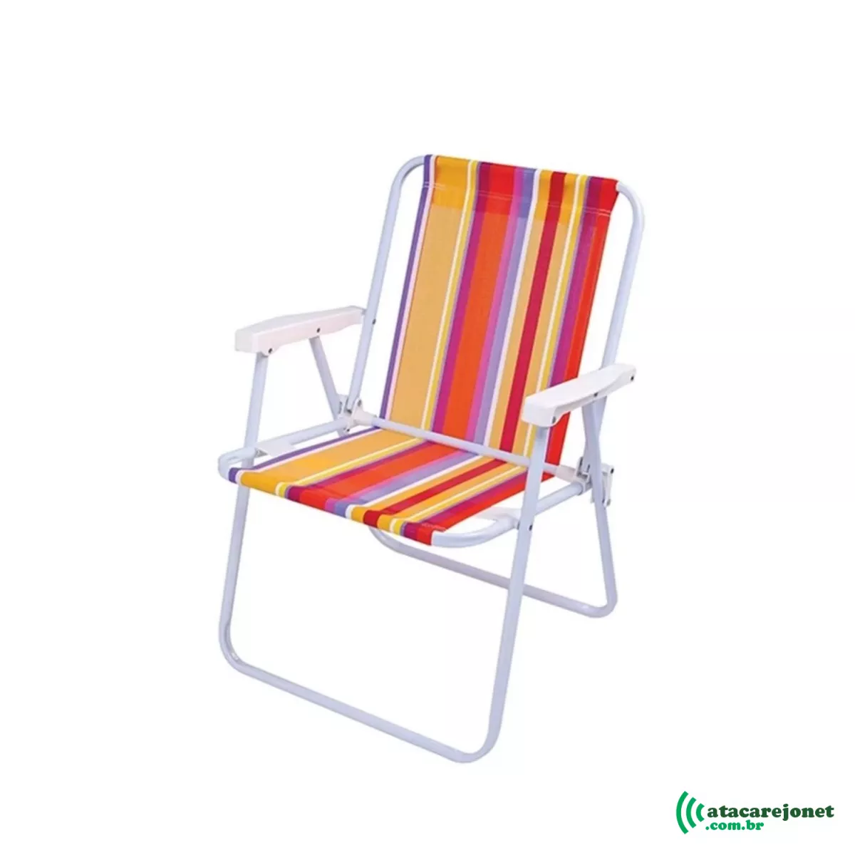 Cadeira Aço Alta Dobrável 90kg Color - Mor