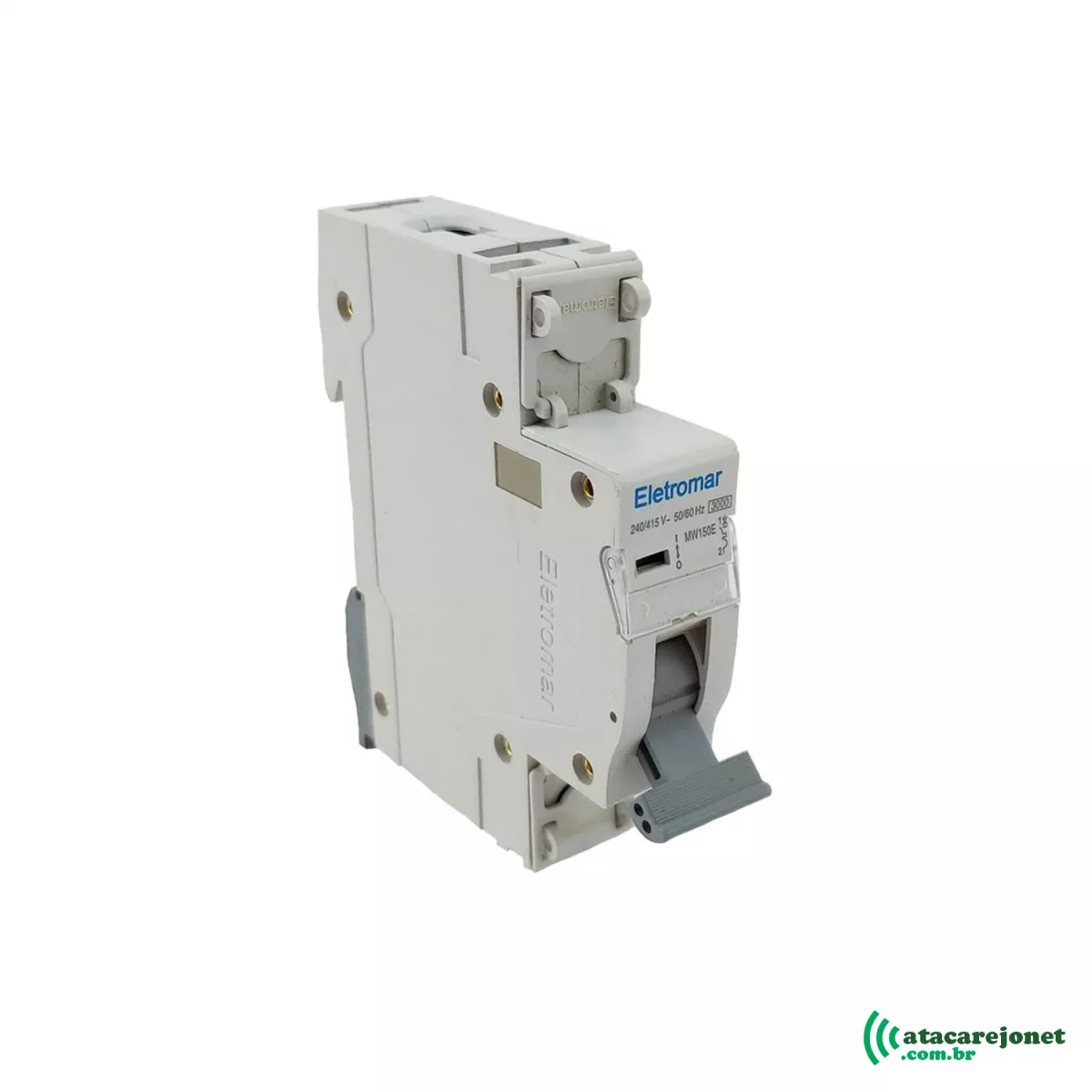 Disjuntor Elétrico MW DIN 1 Pólo Branco 16A - Eletromar