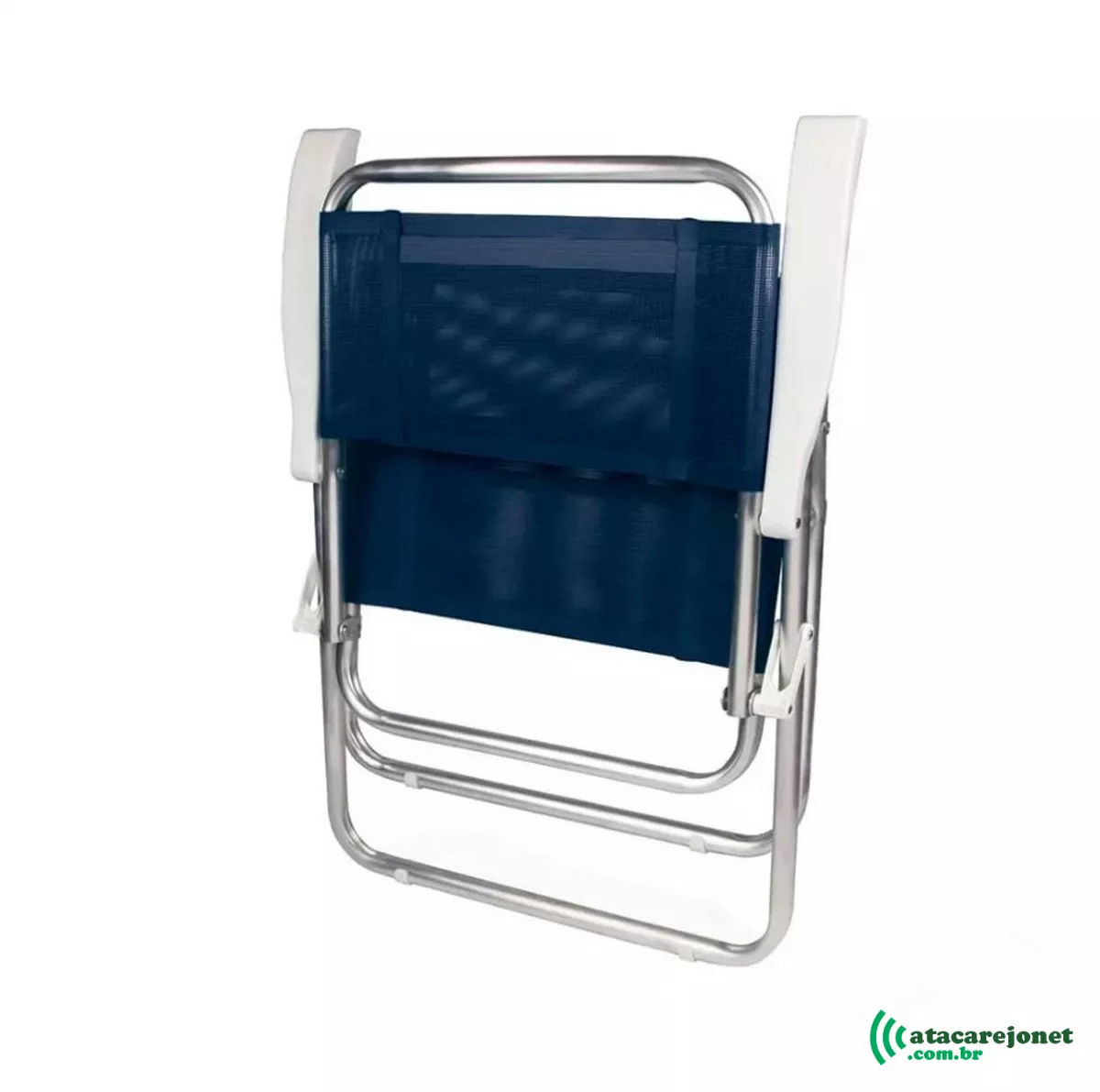 Cadeira Alumínio Master Dobrável 120kg Azul - Mor