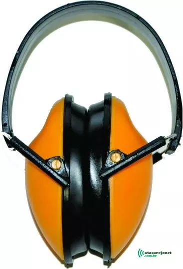 Protetor Auricular Auditivo Tipo Abafador Fone Amarelo Profissional - Plastcor