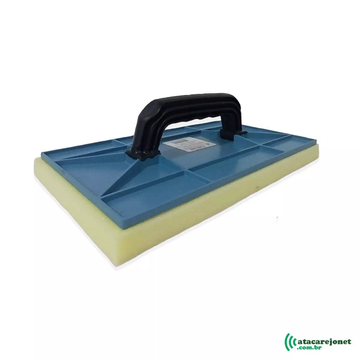 Desempenadeira Plástica com Espuma  17 x 30 cm - Zumplast