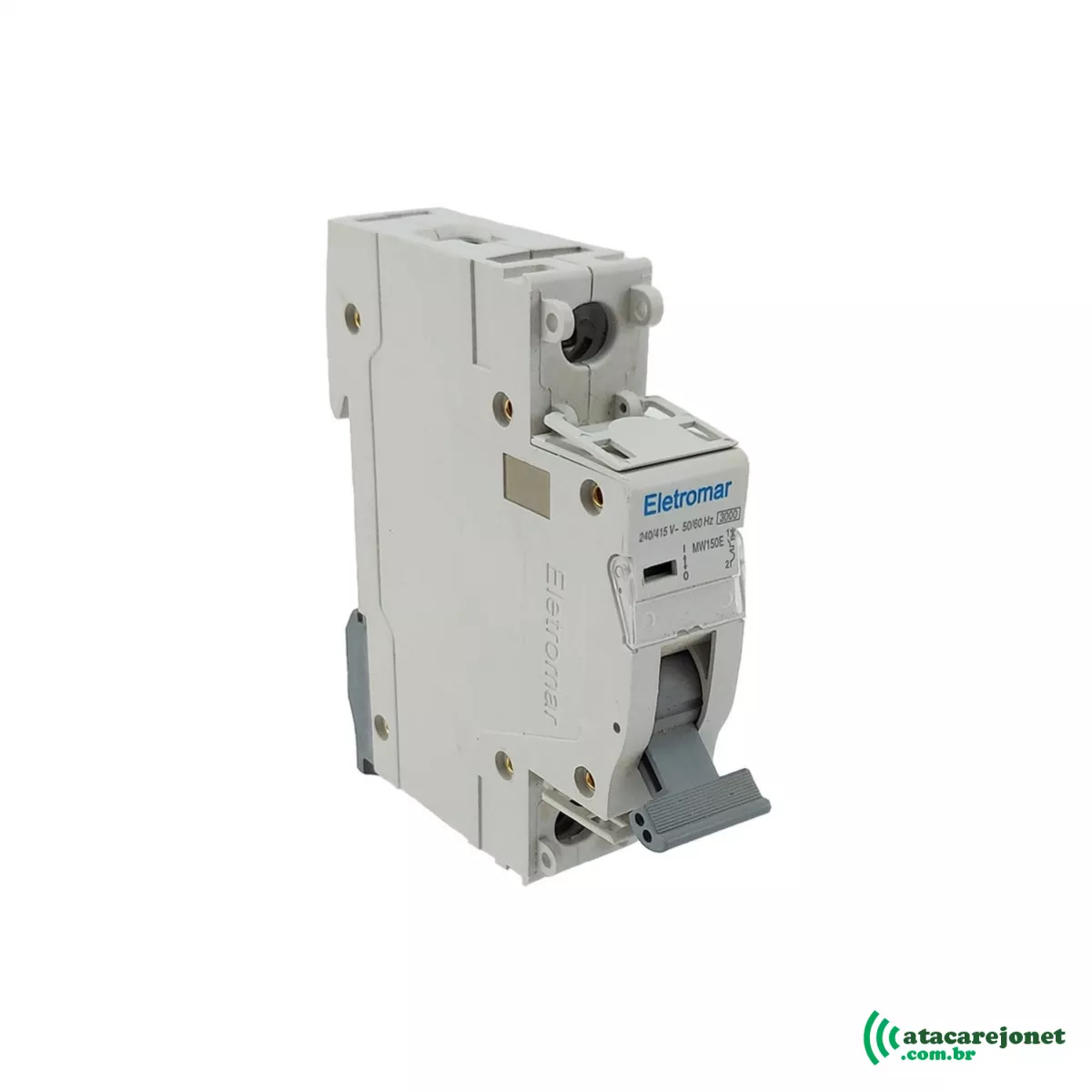 Disjuntor Elétrico MW DIN 1 Pólo Branco 40A - Eletromar