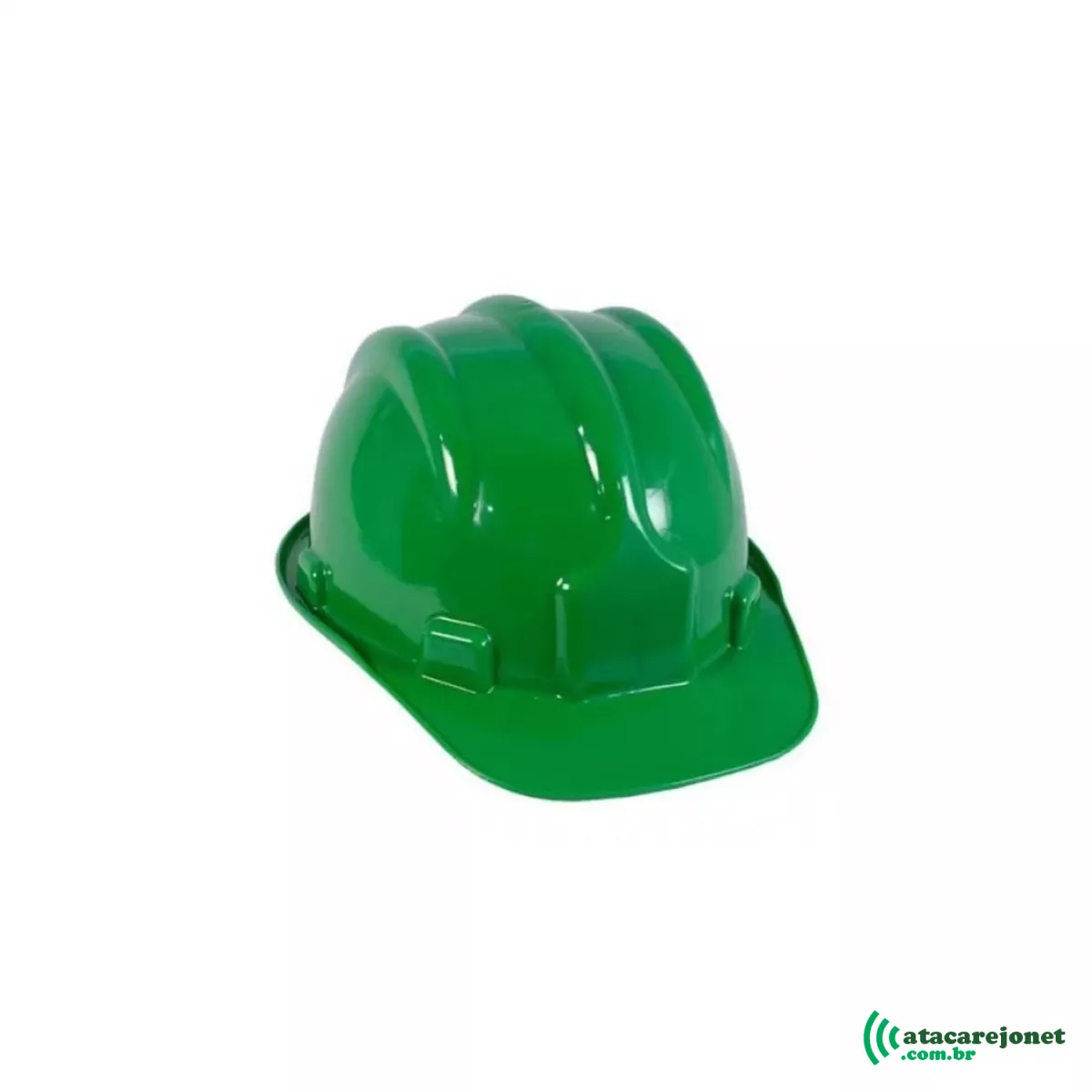 Capacete Segurança Plástico Carneira / Suspensão Interna Verde - Plastcor