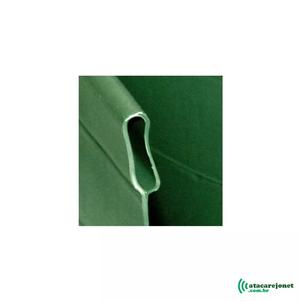 Limitador de Grama com Borda de Plástico Verde Anti-UV Rolo 25m - Plasbran
