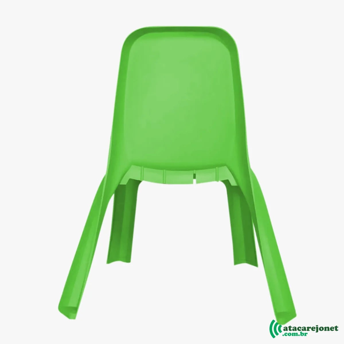 Cadeira Plástica Infantil Verde - Gibafer
